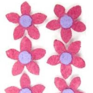 Image of Hot Pink Flower Extra Mighty Magnets - 6 Mighty Magnets per package