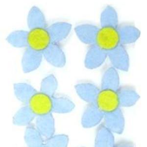 Blue Flower Extra Mighty Magnets - 6 Mighty Magnets per package