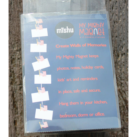 Image of USA Flag My Mighty Magnet System - The simple and creative way to display pictures, cards or whatever matters to you using super strong Mighty Magnets.