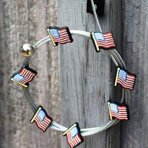 Image of USA Flag My Mighty Magnet System - The simple and creative way to display pictures, cards or whatever matters to you using super strong Mighty Magnets.