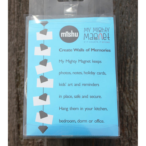 Image of Black Gem My Mighty Magnet System - The simple and creative way to display pictures, cards or whatever matters to you using super strong Mighty Magnets.