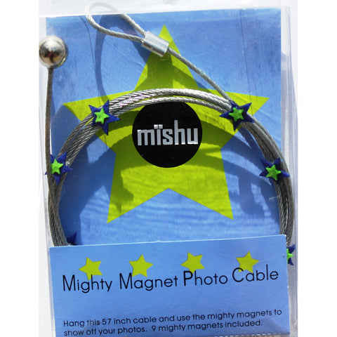 Image of Blue Star My Mighty Magnet System - The simple and creative way to display pictures, cards or whatever matters to you using super strong Mighty Magnets.