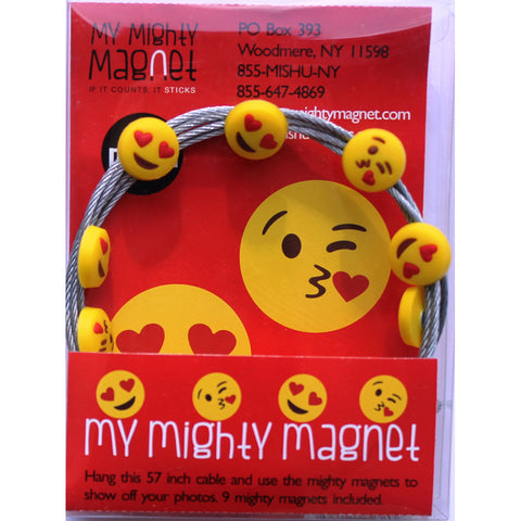 Image of Emoji - 2 Style Kissie Mix - My Mighty Magnet System - The simple and creative way to display pictures, cards or whatever matters to you using super strong Mighty Magnets.