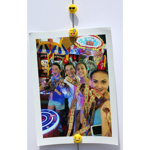 Image of Emoji - 5 Style Yellow Mix - My Mighty Magnet System - The simple and creative way to display pictures, cards or whatever matters to you using super strong Mighty Magnets.