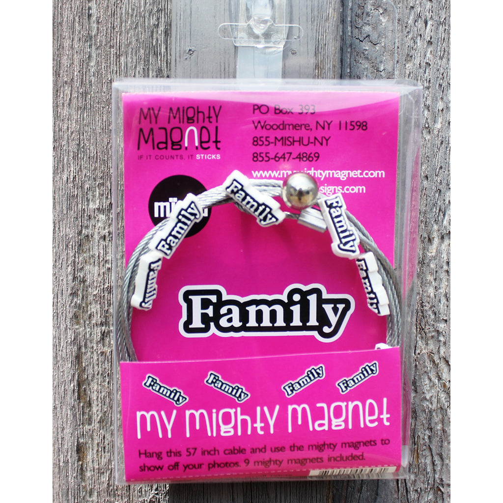 Family My Mighty Magnet System - The simple and creative way to display pictures, cards or whatever matters to you using super strong Mighty Magnets.