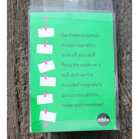 Image of Green Flip Flops My Mighty Magnet System - The simple and creative way to display pictures, cards or whatever matters to you using super strong Mighty Magnets.