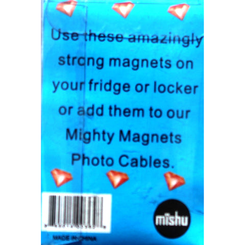 Image of Hot Pink Gem Extra Mighty Magnets - 6 Mighty Magnets per package