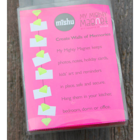 Image of Green Gem My Mighty Magnet System - The simple and creative way to display pictures, cards or whatever matters to you using super strong Mighty Magnets.