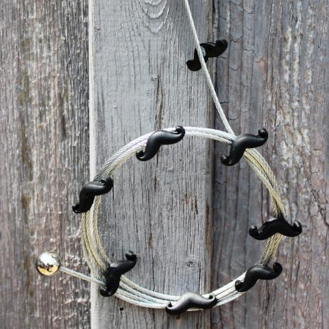 Image of Mustache My Mighty Magnet System - The simple and creative way to display pictures, cards or whatever matters to you using super strong Mighty Magnets.