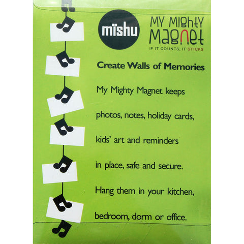 Image of Music Notes - My Mighty Magnet System - The simple and creative way to display pictures, cards or whatever matters to you using super strong Mighty Magnets.