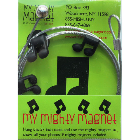 Image of Music Notes - My Mighty Magnet System - The simple and creative way to display pictures, cards or whatever matters to you using super strong Mighty Magnets.
