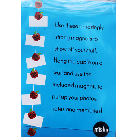 Image of Big Apple NYC My Mighty Magnet System - The simple and creative way to display pictures, cards or whatever matters to you using super strong Mighty Magnets.