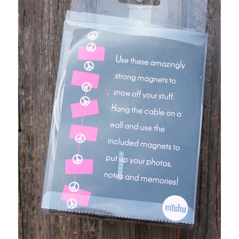 Image of Peace Sign - My Mighty Magnet System - The simple and creative way to display pictures, cards or whatever matters to you using super strong Mighty Magnets.