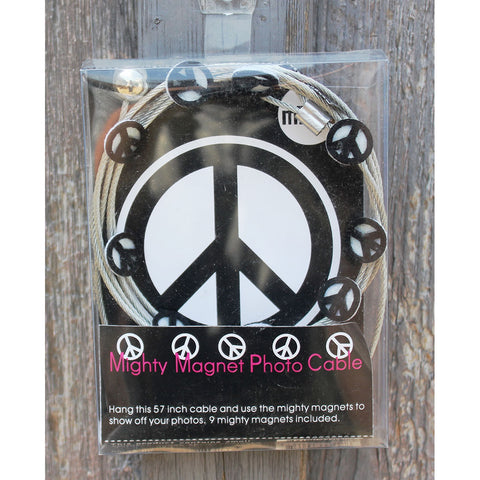 Image of Peace Sign - My Mighty Magnet System - The simple and creative way to display pictures, cards or whatever matters to you using super strong Mighty Magnets.