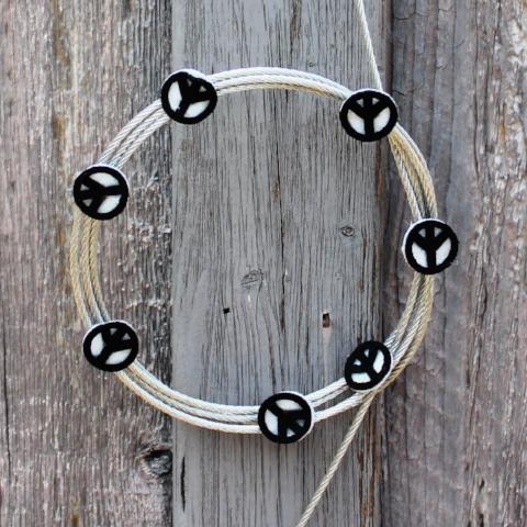 Image of Peace Sign - My Mighty Magnet System - The simple and creative way to display pictures, cards or whatever matters to you using super strong Mighty Magnets.