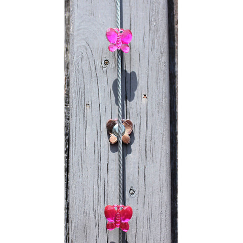 Image of Pink Butterfly My Mighty Magnet System - The simple and creative way to display pictures, cards or whatever matters to you using super strong Mighty Magnets.