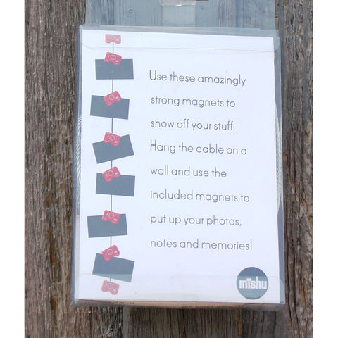 Image of Pink Camera My Mighty Magnet System - The simple and creative way to display pictures, cards or whatever matters to you using super strong Mighty Magnets.