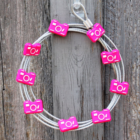 Image of Pink Camera My Mighty Magnet System - The simple and creative way to display pictures, cards or whatever matters to you using super strong Mighty Magnets.