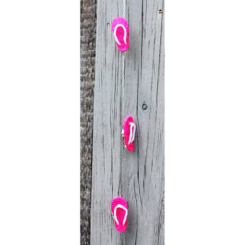 Image of Pink Flip Flops My Mighty Magnet System - The simple and creative way to display pictures, cards or whatever matters to you using super strong Mighty Magnets.