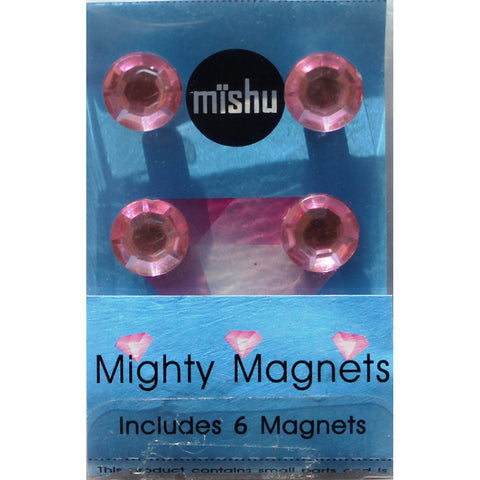 Image of Light Pink Gem Extra Mighty Magnets - 6 Mighty Magnets per package