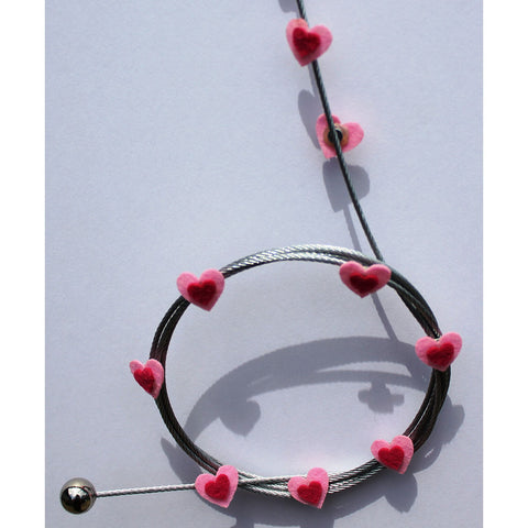 Image of Pink Heart My Mighty Magnet System - The simple and creative way to display pictures, cards or whatever matters to you using super strong Mighty Magnets.