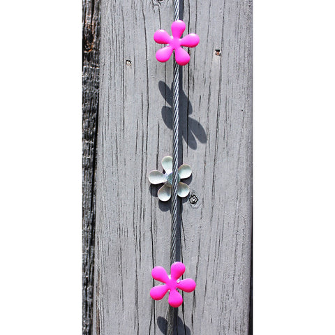 Image of Pink Hippy Flower My Mighty Magnet System - The simple and creative way to display pictures, cards or whatever matters to you using super strong Mighty Magnets.