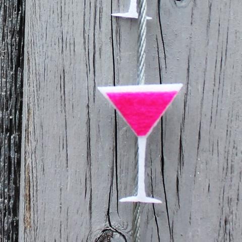 Image of Martini Glass My Mighty Magnet System - The simple and creative way to display pictures, Christmas cards or whatever matters to you using super strong Mighty Magnets.