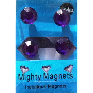 Purple Gem Extra Mighty Magnets - 6 Mighty Magnets per package