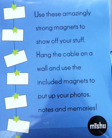 Image of Red Star My Mighty Magnet System - The simple and creative way to display pictures, cards or whatever matters to you using super strong Mighty Magnets.