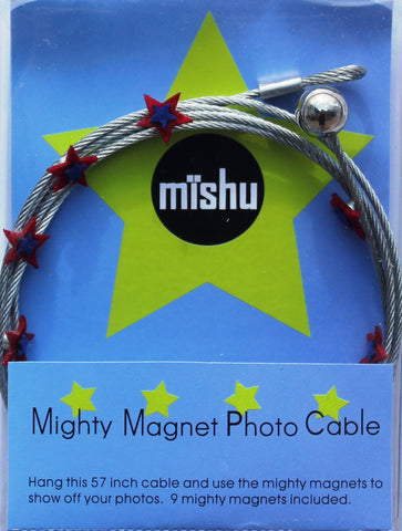 Image of Red Star My Mighty Magnet System - The simple and creative way to display pictures, cards or whatever matters to you using super strong Mighty Magnets.