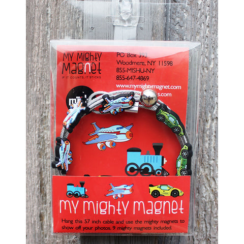 Image of Planes/Trains/Cars My Mighty Magnet System - The simple and creative way to display pictures, cards or whatever matters to you using super strong Mighty Magnets.