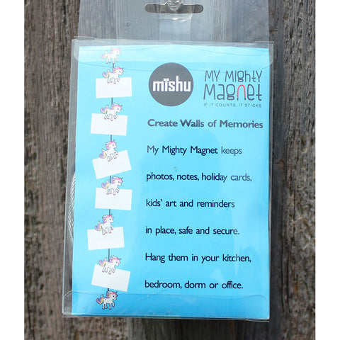 Image of Unicorn My Mighty Magnet System - The simple and creative way to display pictures, cards or whatever matters to you using super strong Mighty Magnets.