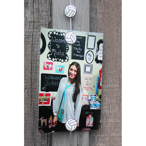Image of Volleyball - The simple and creative way to display pictures, cards or whatever matters to you using super strong Mighty Magnets.