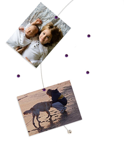 Image of Purple Gem My Mighty Magnet System - The simple and creative way to display pictures, cards or whatever matters to you using super strong Mighty Magnets.