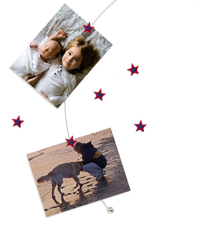 Image of Red Star My Mighty Magnet System - The simple and creative way to display pictures, cards or whatever matters to you using super strong Mighty Magnets.