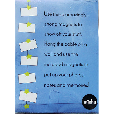 Image of Blue Star My Mighty Magnet System - The simple and creative way to display pictures, cards or whatever matters to you using super strong Mighty Magnets.