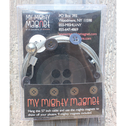 Buttons  - My Mighty Magnet System - The simple and creative way to display pictures, cards or whatever matters to you using super strong Mighty Magnets.