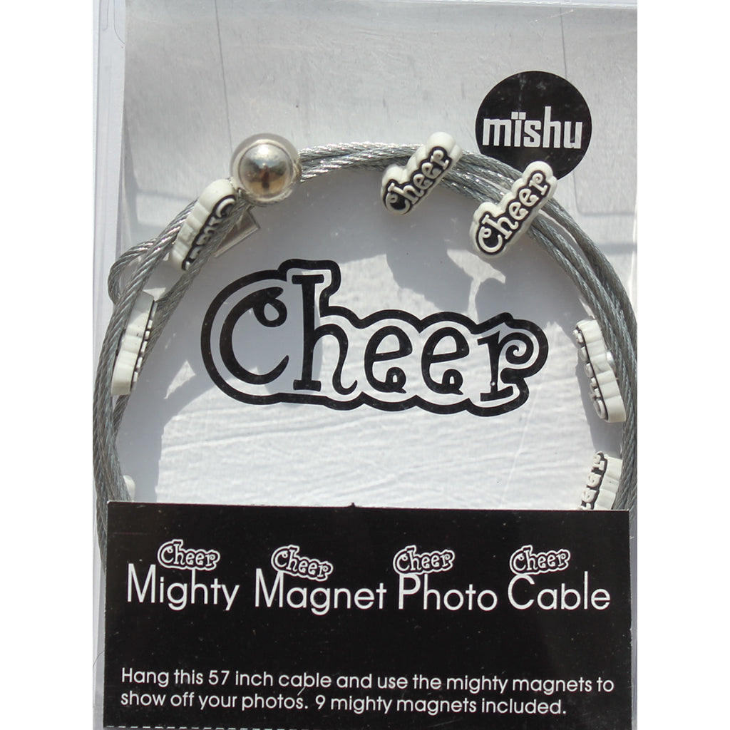 Cheer My Mighty Magnet System - The simple and creative way to display pictures, cards or whatever matters to you using super strong Mighty Magnets.