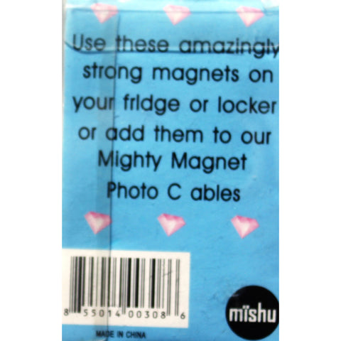 Image of Light Pink Gem Extra Mighty Magnets - 6 Mighty Magnets per package