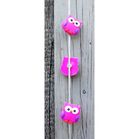 Image of Pink Owl My Mighty Magnet System - The simple and creative way to display pictures, cards or whatever matters to you using super strong Mighty Magnets.