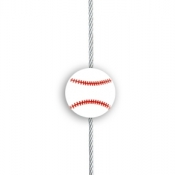 Image of Baseball - The simple and creative way to display pictures, cards or whatever matters to you using super strong Mighty Magnets.