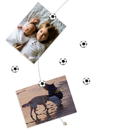 Image of Soccer - The simple and creative way to display pictures, cards or whatever matters to you using super strong Mighty Magnets.